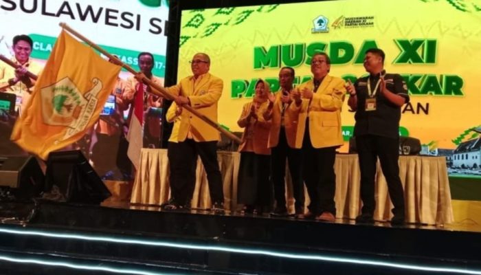 IAS Resmi Nahkodai Golkar Sulsel Terpilih Secara Aklamasi pada Musda XI