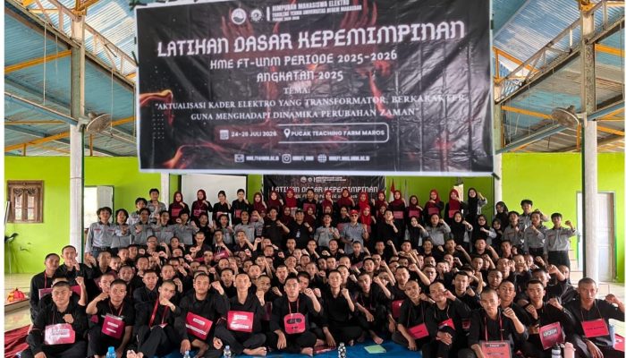 Cetak Pemimpin Berkarakter, HME FT-UNM Gembleng Mahasiswa Baru Lewat LDK 2026