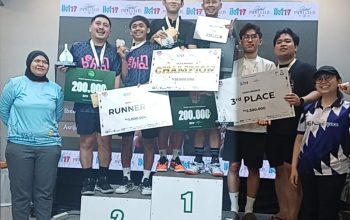 Ibnu Alwali dan Asrijal Juara Men’s Bronze Jubel Padel Tournament 2026