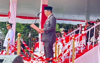 Kakankemenag Soppeng  Didapuk Baca Doa pada Upacara HUT RI ke-81
