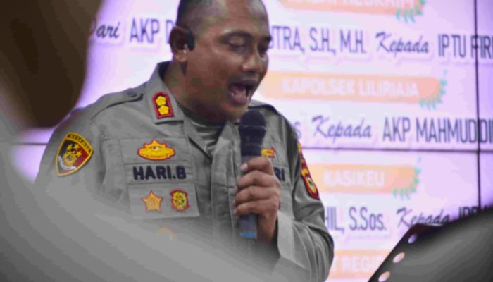 Kapolres Soppeng Bikin Suasana Kenal Pamit Meriah dengan Lagu Di Sayidan