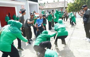 Kodim 1423/Soppeng Gelar Aneka Lomba Rakyat Peringati HUT ke-81 RI