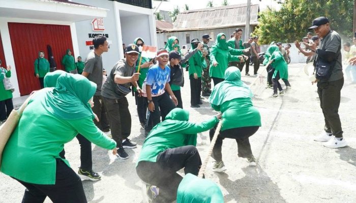 Kodim 1423/Soppeng Gelar Aneka Lomba Rakyat Peringati HUT ke-81 RI