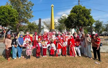 Meriahkan HUT RI ke-81 Siswa SDN 193 Tettikenrarae Unjuk Gaya di Karnaval Merah Putih
