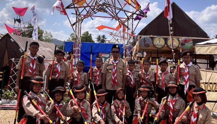 SDN 220 Tompoe Juara Umum 1 Perkemahan Marioriwawo