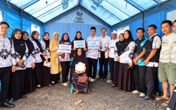PGRI, IGTKI dan Pengawas Pembina Marioriwawo Salurkan Bantuan Rp48,84 Juta untuk Korban Kebakaran