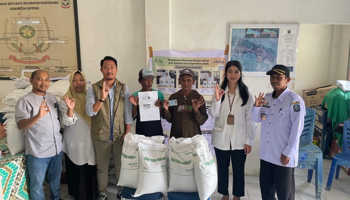 Tiga Bulan Alokasi BULOG Soppeng Salurkan Bantuan Beras untuk 23.801 KK