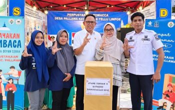 Dikunjungi Wabup Bone Perpustakaan Tomacca Desa Pallawa Sabet Juara 2 Stand Terbaik